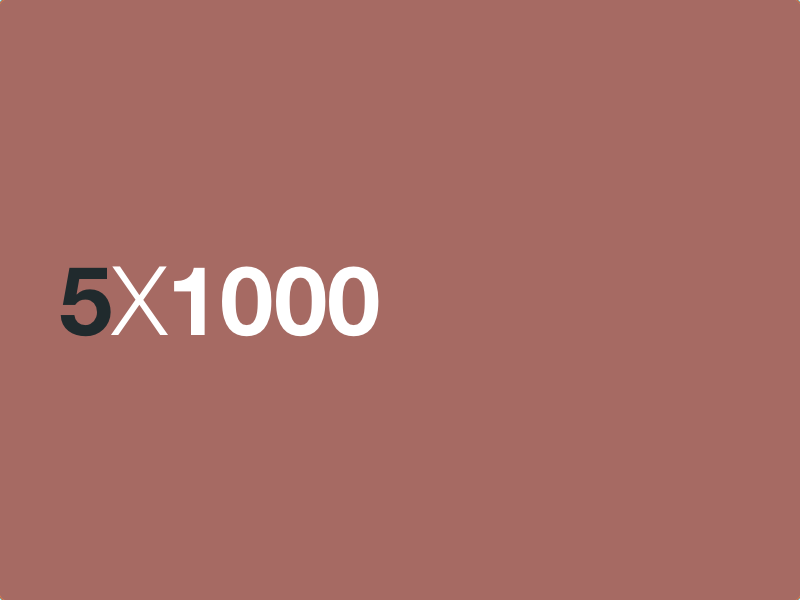 5×1000