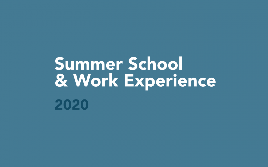 Protetto: DCG Summer School & Work Experience / 2020