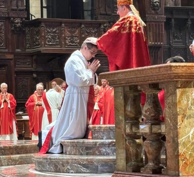 Ordinazione sacerdotale di Luca Manes