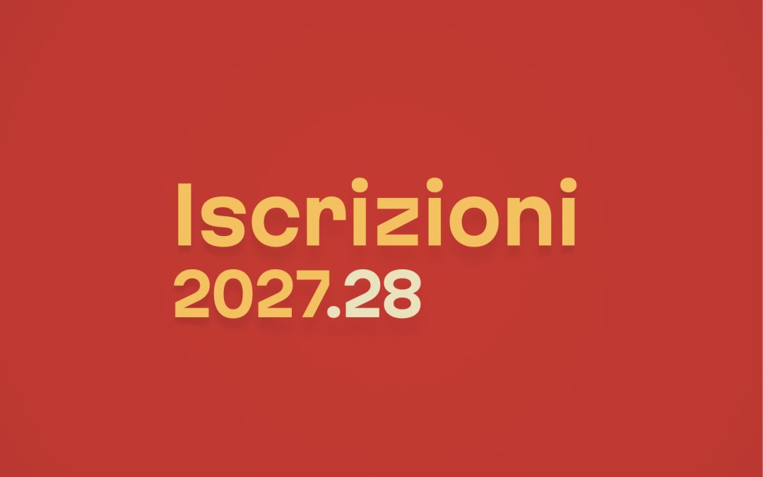 Iscrizioni 2027-28