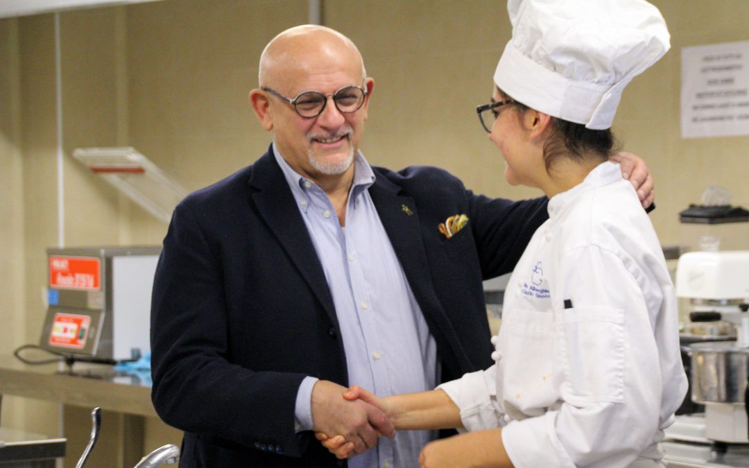 alberghiero/ al don Gnocchi si cena con Sadler