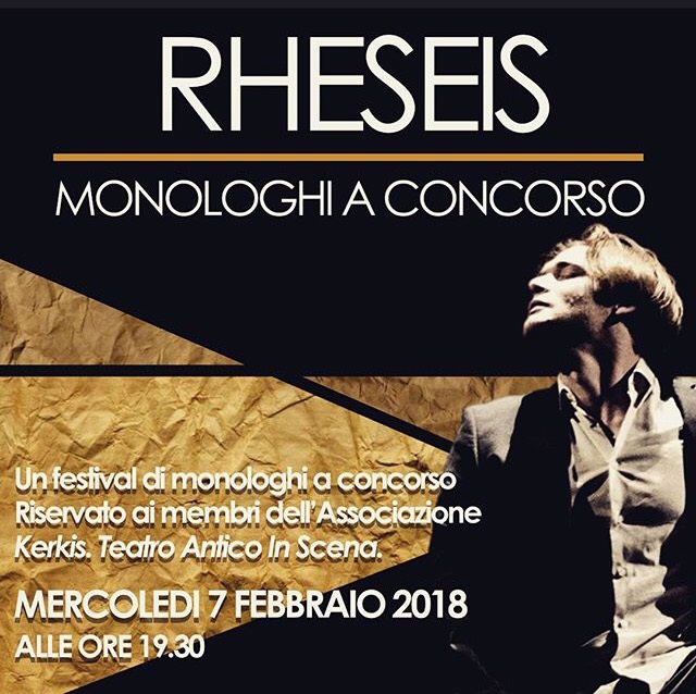 RHESEIS / monologhi a concorso