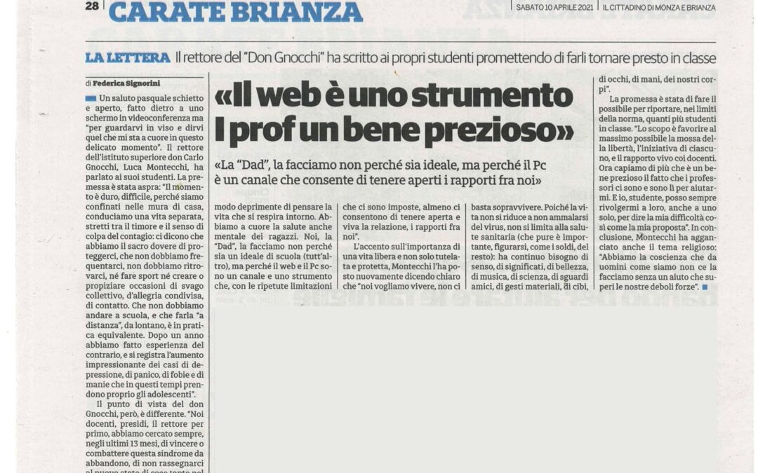 Articolo/ Il web è uno strumento, i prof un bene prezioso