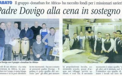 Cena del gruppo “Jonathan for Africa”
