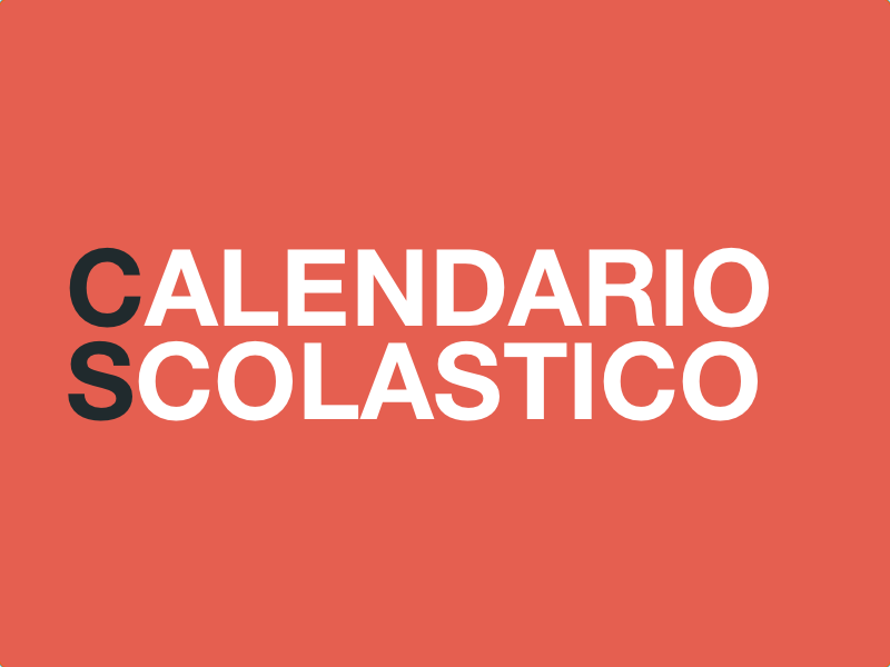calendario scolastico
